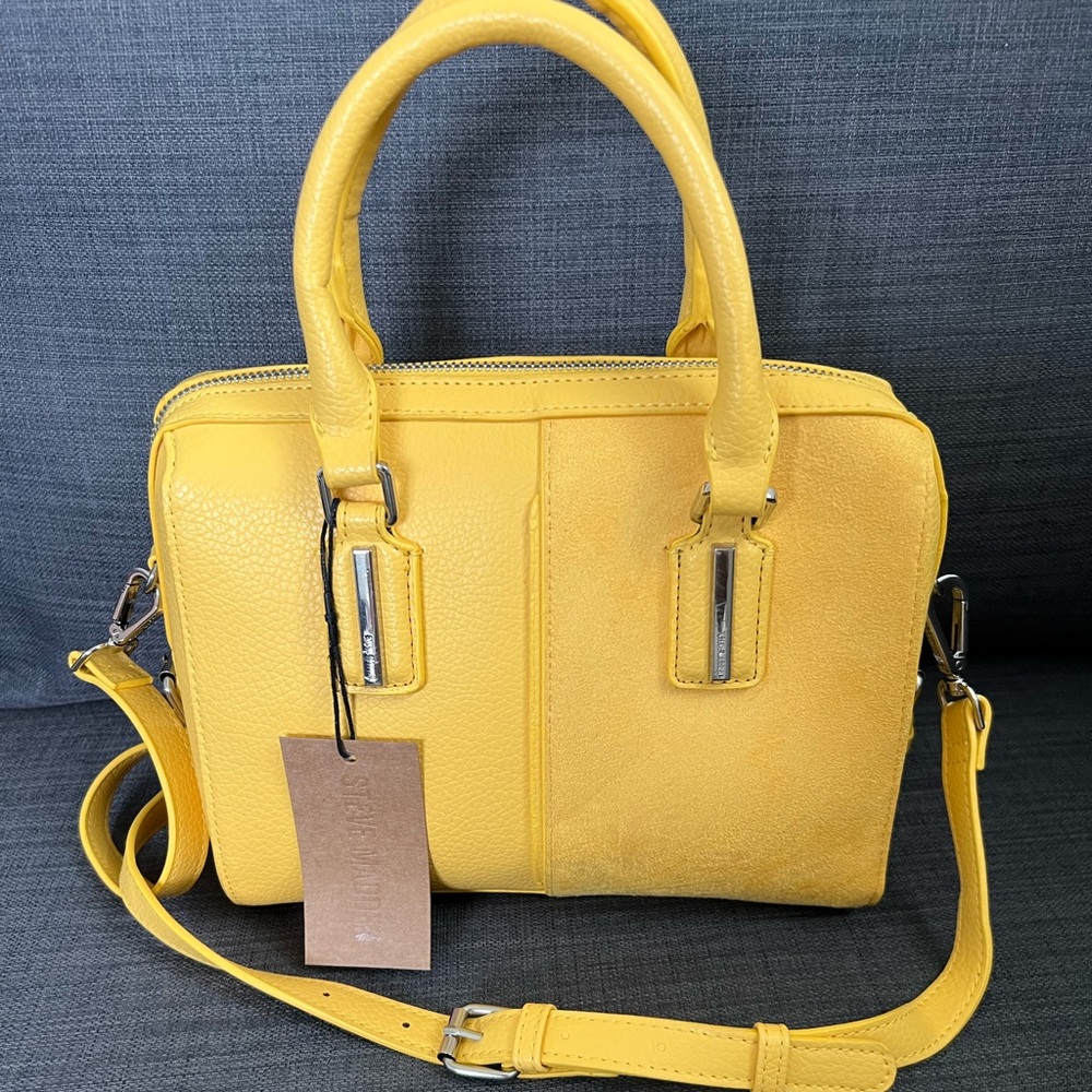 NWT STEVE MADDEN BBECK SATCHEL CROSSBODY BAG - Picture 7 of 9